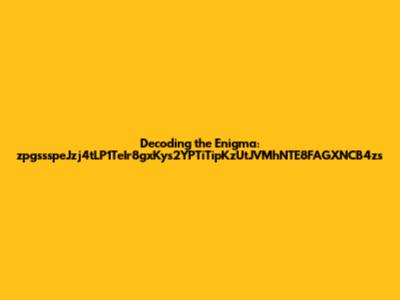 Decoding the Enigma: zpgssspeJzj4tLP1TeIr8gxKys2YPTiTipKzUtJVMhNTE8FAGXNCB4zs