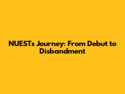 NU'EST's Journey: From Debut to Disbandment
